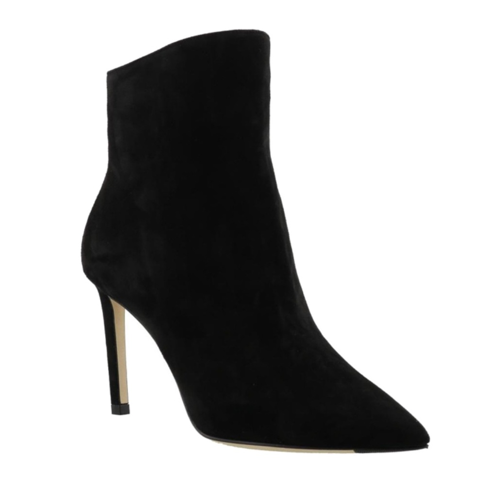 Jimmy Choo Helaine Black Suede Ankle Boots